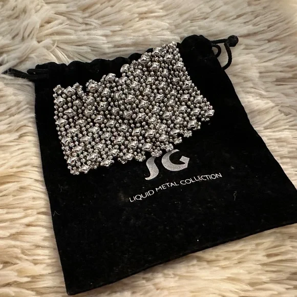 New Sergio Gutierrez Liquid Metal Bracelet - Picture 8 of 11
